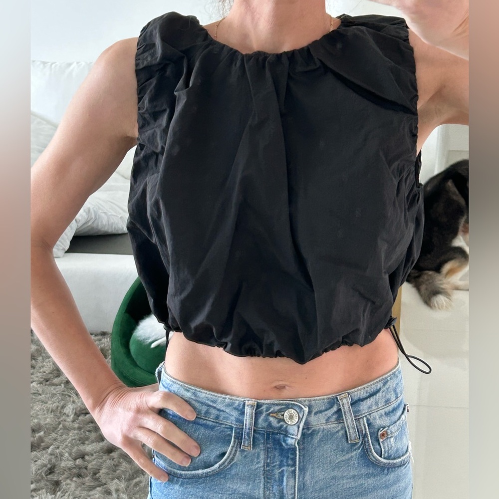 NWT Zara Crop Top with adjustable bands